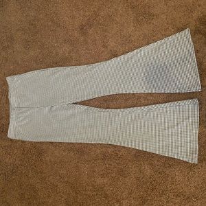 Pull On Flare Knit Pants